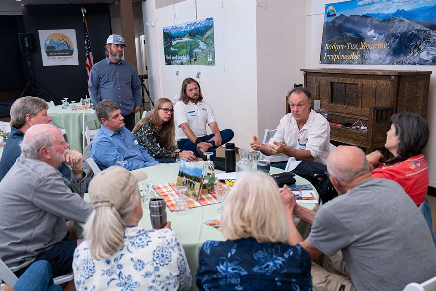 Journalist Hal Herring provided a stirring talk about the urgent, critical work to protect public lands and wildlife in a healthy, natural condition in face of great pressure from development, privatization, and climate change.