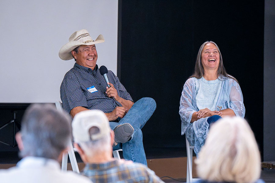 Terry Tatsey and Carol Murray, brother and sister and ardent defenders and users of the Badger-Two Medicine, treated us to amazing stories of their deep personal and familial connection to the area forged over generations.