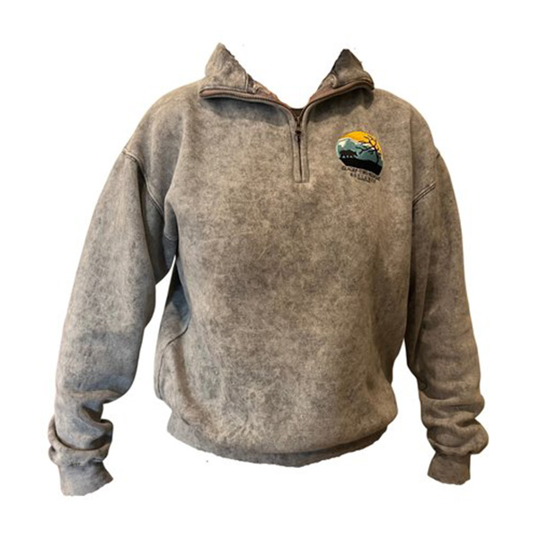 Embroidered 1/4 Zip Pullover