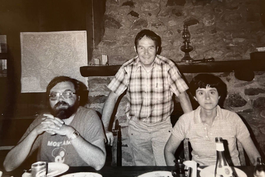 Chester-based lawyer Don Marble, center, pictured with his wife Harriet and Glacier-Two Medicine Alliance co-founder Lou Bruno in 1985