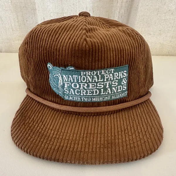 Corduroy hat - front