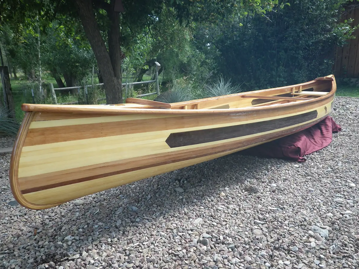 Win a handmade wooden canoe at the 2026 Fall Gathering auction!