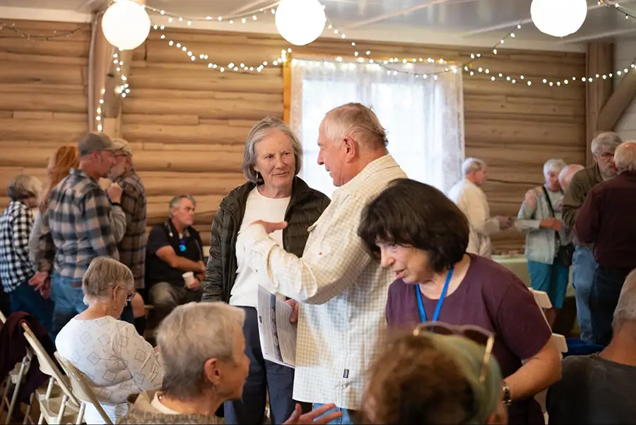 2026 Fall Gathering attendees chatting together